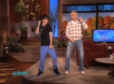 Justin Bieber sits down on the Ellen Show