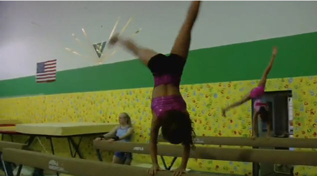 Girls Gymnastics - talented young girls